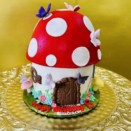 Mushroom themed cake Mushroom themed cake