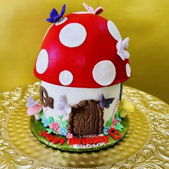 Jeseca Creations - Mushroom themed cake - Desserts Near Me - Chino Hills, California Jeseca Creations - Mushroom themed cake - Desserts Near Me - Chino Hills, California