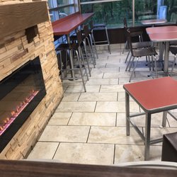 Tim Hortons - Fireplace!