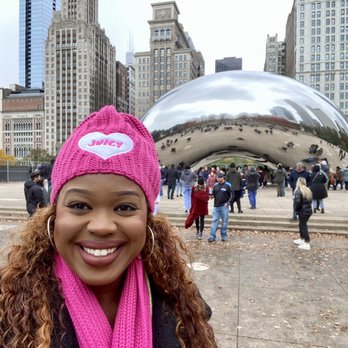 Cloud Gate - Obligatory selfie with the bean behind me! ;) - Public Art Near Me - Chicago, Illinois