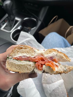 Chicken Dog Bagels by null