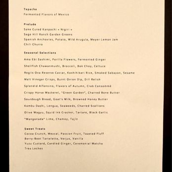 Addison - Father's menu w/ Wagyu upgrade - New American Near Me - San Diego, California