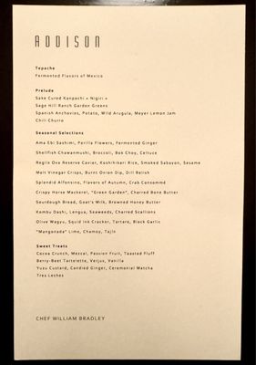 Menu photo 8 Addison San Diego, CA Menu photo 8 Addison San Diego, CA