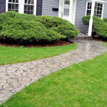 TMD Construction - Stamped front walk - Masonry/Concrete Near Me - Lombard, Illinois