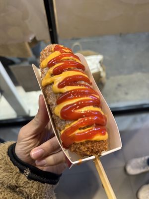 Jongro Rice Hotdog by null