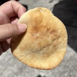 Pita bread for falafel order