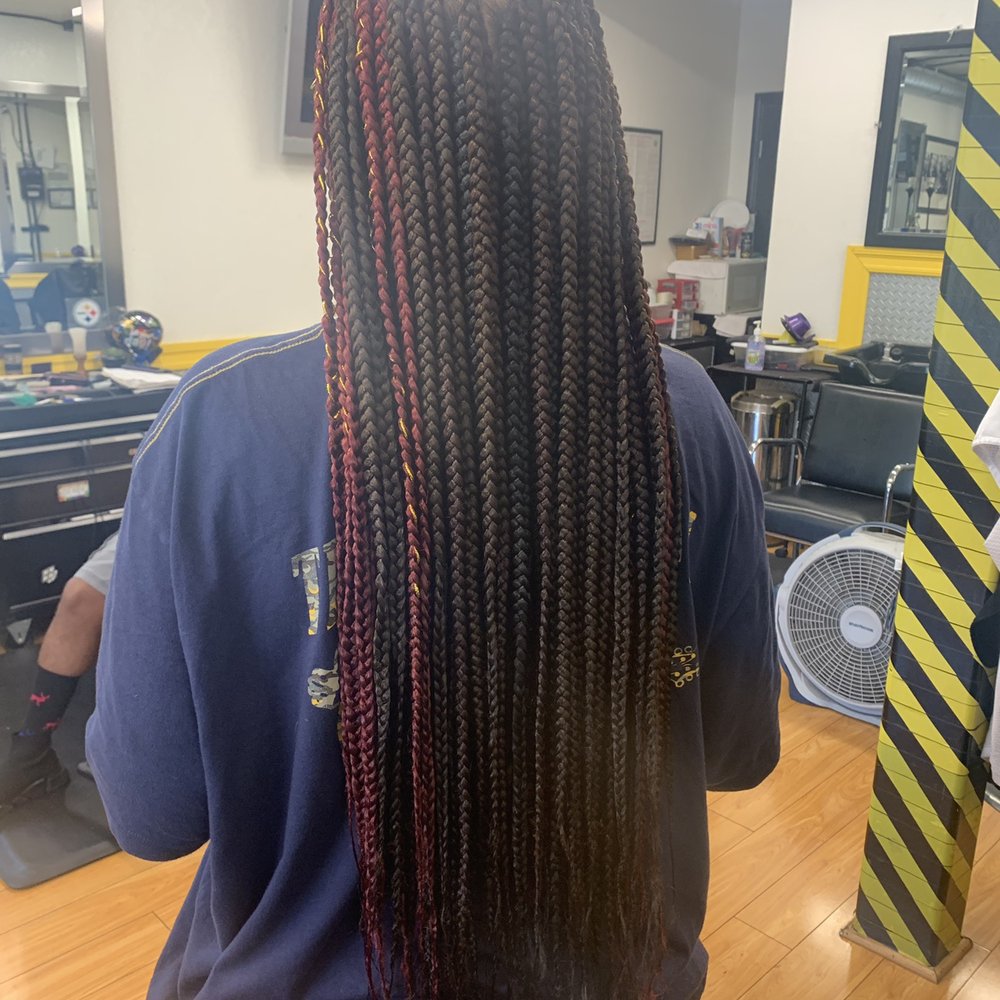 The Chop Shop Barbers - Medium Waist/Butt Braids - Barbers Near Me - San Jose, California The Chop Shop Barbers - Medium Waist/Butt Braids - Barbers Near Me - San Jose, California