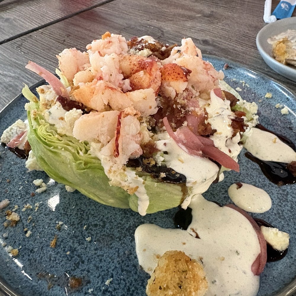 Pinchy's Lobster & Rawbar - Wedge salad - Seafood Near Me - Sevierville, Tennessee Pinchy's Lobster & Rawbar - Wedge salad - Seafood Near Me - Sevierville, Tennessee