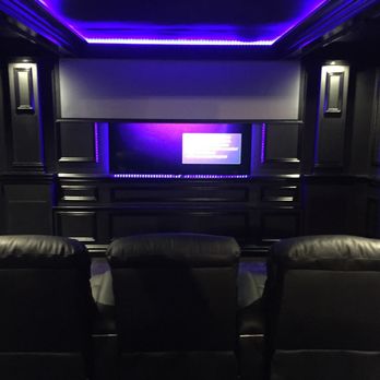 Hi Def Innovations - 85" Sony TV with 120" Motorized Projector - Home Theatre Installation Near Me