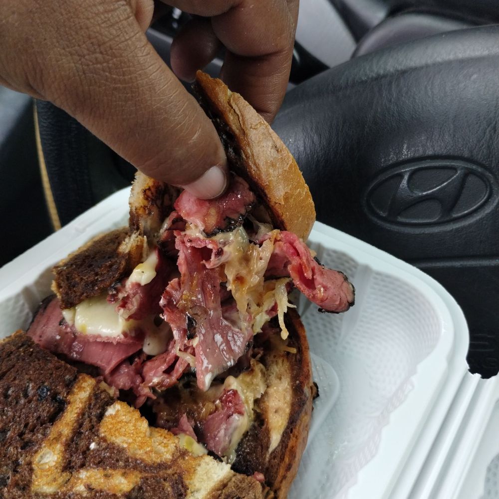 Deanwood Deli - Inside the Reuben sandwich it has house sauce. - Sandwiches Near Me - Washington, DC, District of Columbia Deanwood Deli - Inside the Reuben sandwich it has house sauce. - Sandwiches Near Me - Washington, DC, District of Columbia