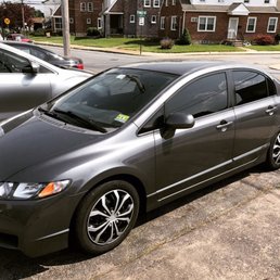 35% tint on driver and passenger windows and 5% on back three