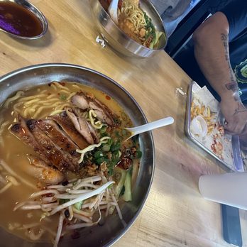 K Pop Ramen - Garlic miso, K-Sryle Chicken sandwich, lobster miso - Korean Near Me - Lubbock, Texas K Pop Ramen - Garlic miso, K-Sryle Chicken sandwich, lobster miso - Korean Near Me - Lubbock, Texas