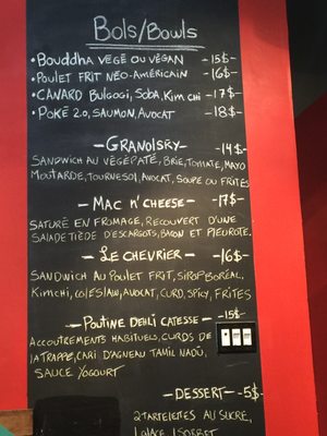 Menu photo 5 Clandestin Gatineau, QC Menu photo 5 Clandestin Gatineau, QC