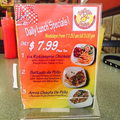 Menu photo 4 Señor Pollo Garden Grove, CA