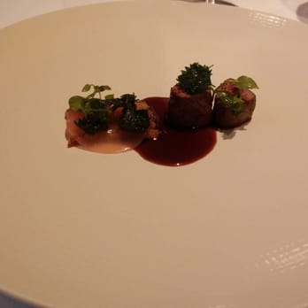 Aubergine - Lamb, rhubarb, salcify and lamb jus - New American Near Me - Carmel, California