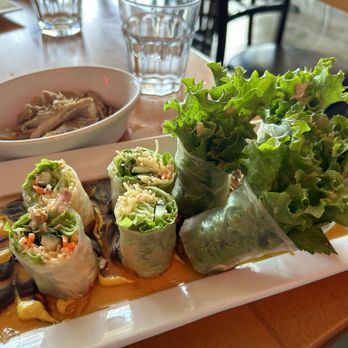 BKK101 Thai Cuisine - Bangkok rolls, added a side of duck meat - Thai Near Me - Los Angeles, California BKK101 Thai Cuisine - Bangkok rolls, added a side of duck meat - Thai Near Me - Los Angeles, California