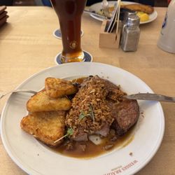 Weißes Brauhaus zu Kelheim - Liver and onions