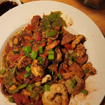BJ's Restaurant & Brewhouse - Jambalaya with added veggies - Pizza Near Me - Albuquerque, New Mexico