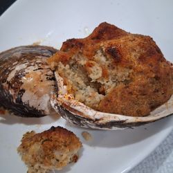 J. Pace & Son - Horribly dense, paste-like mush with no clams! Totally bland as well, Not cheap either.What a waste of money.You should be ashamed J.Pace.