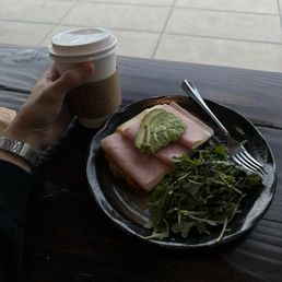 Ham & Cheese Toast with Avocade