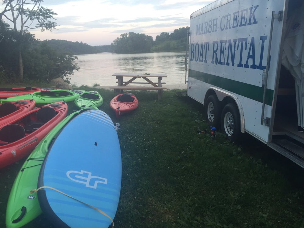 West Boat Launch Marsh Creek State Park, Pennsylvania Roadtrippers