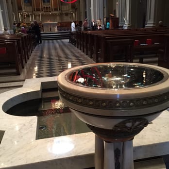 St James Cathedral - Baptistry:  the sacrament of Baptism is the new Christian's point of entry into the church. - Churches Near Me - Seattle, Washington