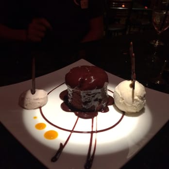 Amber Lantern Restaurant - Chocolate Lava Cake - Seafood Near Me - Chesapeake, Virginia