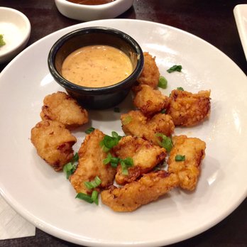 Benihana - some kind of chicken bites the sauce was really good - Sushi Bars Near Me - Concord, California