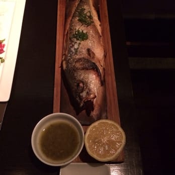Makoto - Branzino with chimichurri - Japanese Near Me - Miami Beach, Florida Makoto - Branzino with chimichurri - Japanese Near Me - Miami Beach, Florida