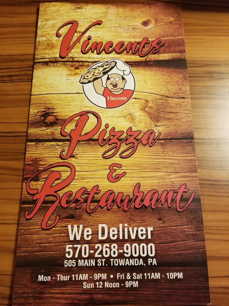 Vincents Pizza Logo