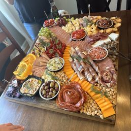 Amazing charcuterie board!!!