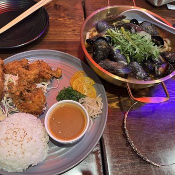 Ganji - Mussel udon and Crab Katsu - Japanese Near Me - San Francisco, California