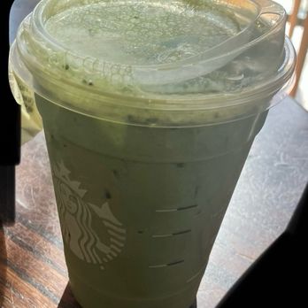 Starbucks - Matcha Latte- You can see the matcha powder remnants - Coffee & Tea Near Me - Fremont, California Starbucks - Matcha Latte- You can see the matcha powder remnants - Coffee & Tea Near Me - Fremont, California