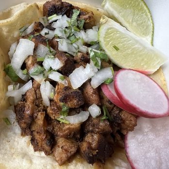 Mi Hacienda Durango - Al pastor grande taco. - Mexican Near Me - Hesperia, California Mi Hacienda Durango - Al pastor grande taco. - Mexican Near Me - Hesperia, California