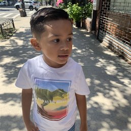He was feeling his fresh haircut! He was feeling his fresh haircut!