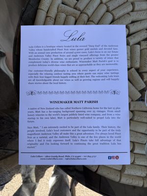 Lula Cellars by null