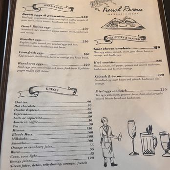 French Riviera - Menu - French Near Me - Cabo San Lucas, BCS
