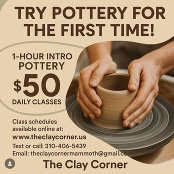 The Clay Corner - Art Classes Near Me - Mammoth Lakes, California