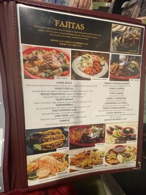 Menu photo 2 Pedro's Cocina Mexicana Pleasant View, TN Menu photo 2 Pedro's Cocina Mexicana Pleasant View, TN