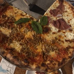 Already got 2 slices out before getting the picture of the Renzi and Jamesy. Already got 2 slices out before getting the picture of the Renzi and Jamesy.
