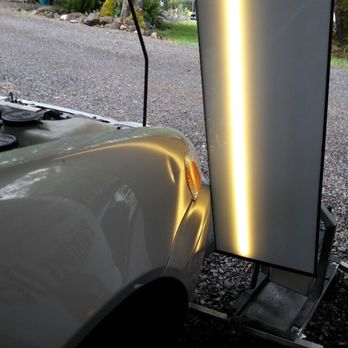 Mid Valley Paintless Dent Repair - Small dent in fender of 01 Toyota Corolla - Mobile Dent Repair Near Me Mid Valley Paintless Dent Repair - Small dent in fender of 01 Toyota Corolla - Mobile Dent Repair Near Me