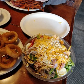 Minnies Montana Cafe - Salad, Reuben and sweet potato fries - American Near Me - Thompson Falls, Montana Minnies Montana Cafe - Salad, Reuben and sweet potato fries - American Near Me - Thompson Falls, Montana