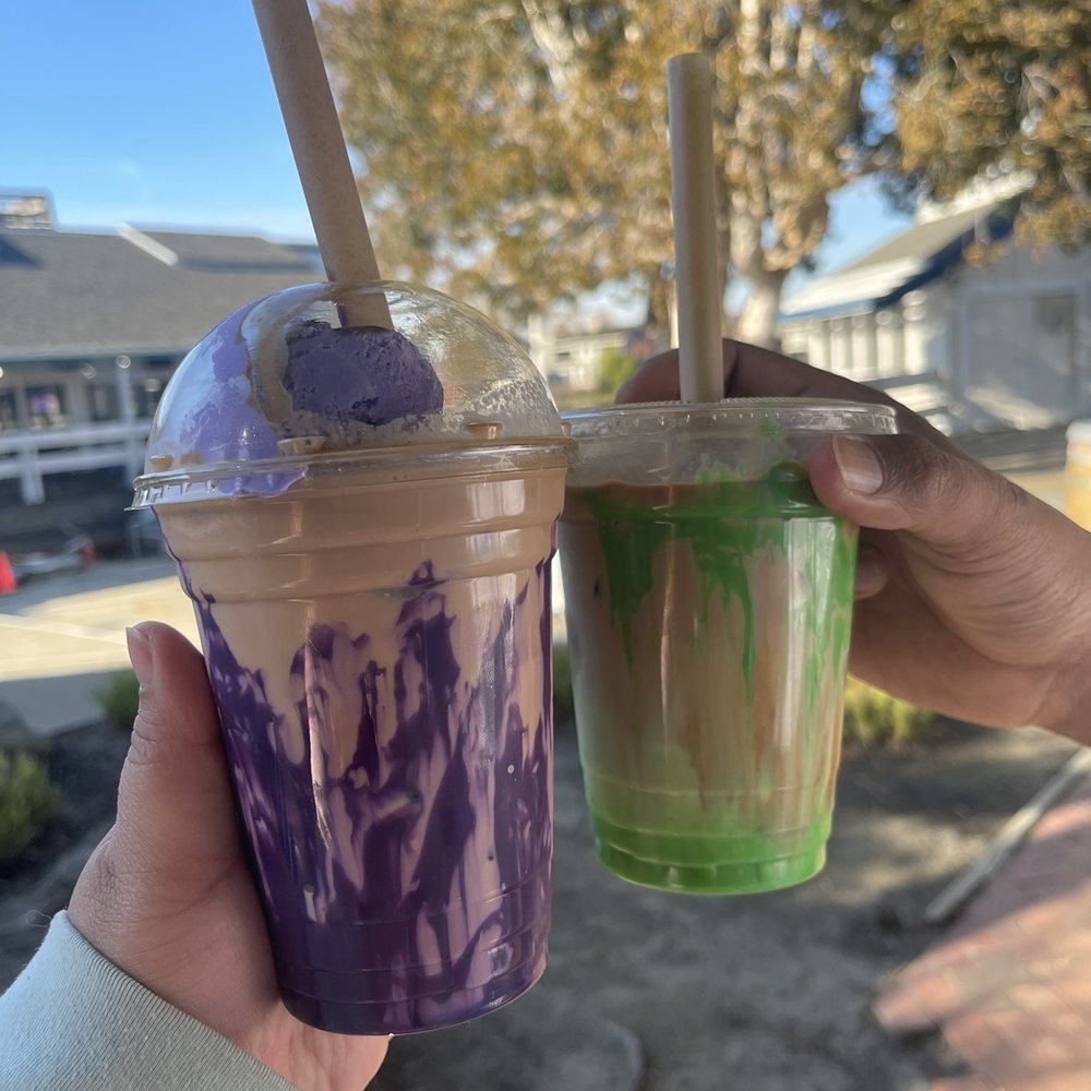Coffee and Tea Traders - Ube affogato and pandan latte - Coffee & Tea Near Me - Alameda, California