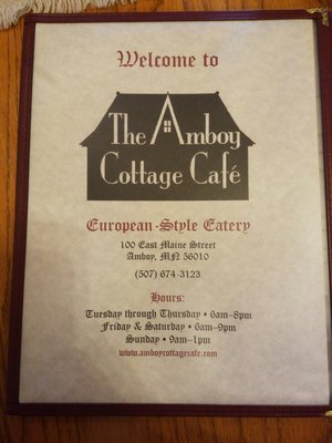 The Amboy Cottage Cafe 100 E Maine St Amboy Mn Restaurants Mapquest