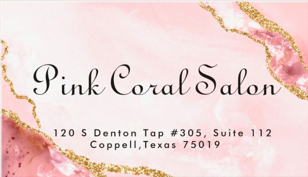 Pink Coral Salon Logo