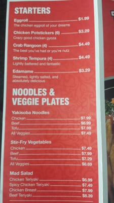 Menu photo 5 Teriyaki Madness Las Vegas, NV