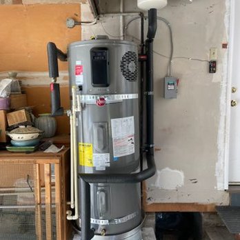 Commando Plumbing - Heat Pump water hater 50 gallons installed by ( Daniel ) - Plumbing Near Me - Menlo Park, California