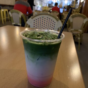 Outro - Matcha Rose Latte - Cafes Near Me - New York, New York Outro - Matcha Rose Latte - Cafes Near Me - New York, New York