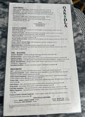 Menu photo 5 Oak and Ola Tampa, FL Menu photo 5 Oak and Ola Tampa, FL