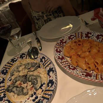 Carbone - Lobster Ravioli and Spciy Rigtaoni Vodka - New American Near Me - Miami Beach, Florida